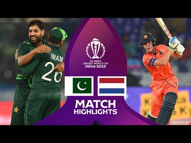 Pakistan vs Netherland Full Highlights ICC Cricket World Cup 2023