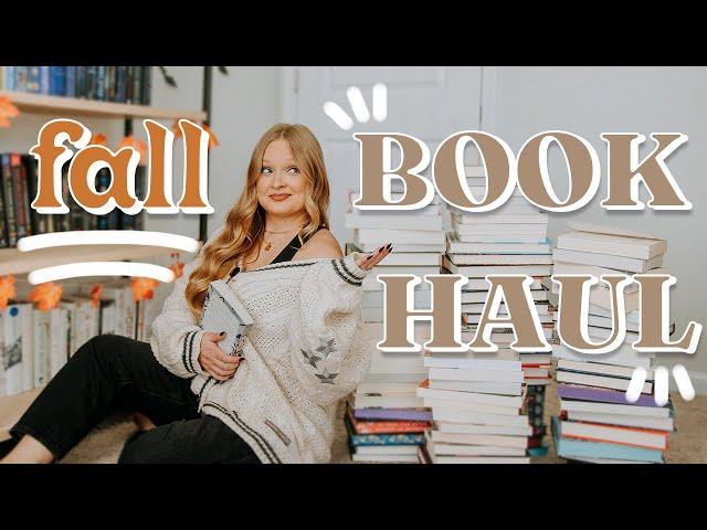 BIG FALL BOOK HAUL \\ 50 books  fantasy, mystery thriller, horror, romance, special editions & more