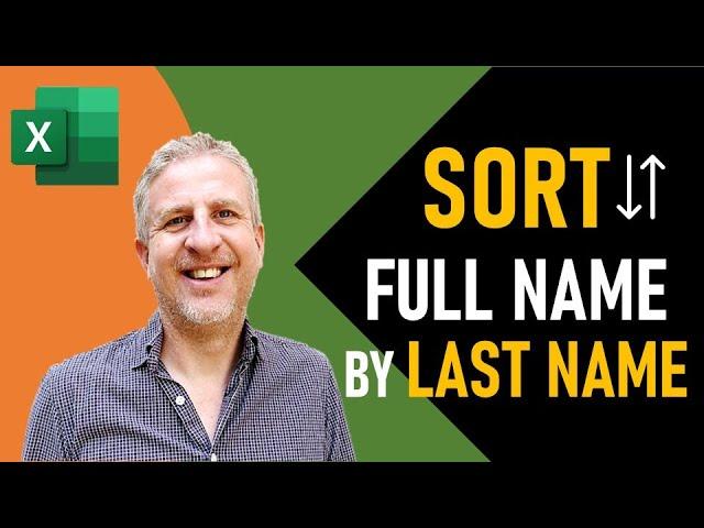 Sort Full Name by Last Name in Excel | Sort by Last Word in Cell (5 Methods)