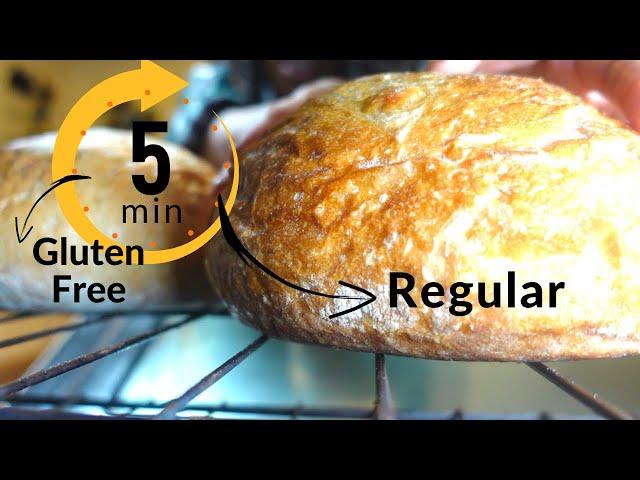 STOP Buying Bread. THIS 5 Minute EASY Bread Loaf lasts 10 Days | Regular and Gluten Free Recipe