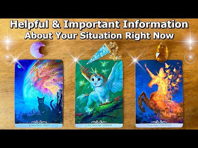  Helpful & Important Information About Your Situation Right Now  Timeless Pick a Card Reading 