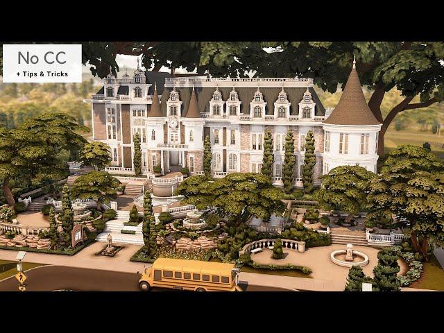 The Sims 4 High School Years | High School in a Castle | No CC | Stop Motion Speedbuild