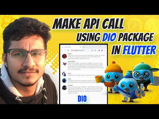 Flutter Dio - Make API get request & show data in ListView