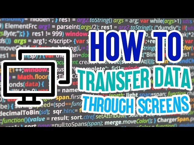MIT App Inventor: How To Transfer Data Between Screens | TinyDB |