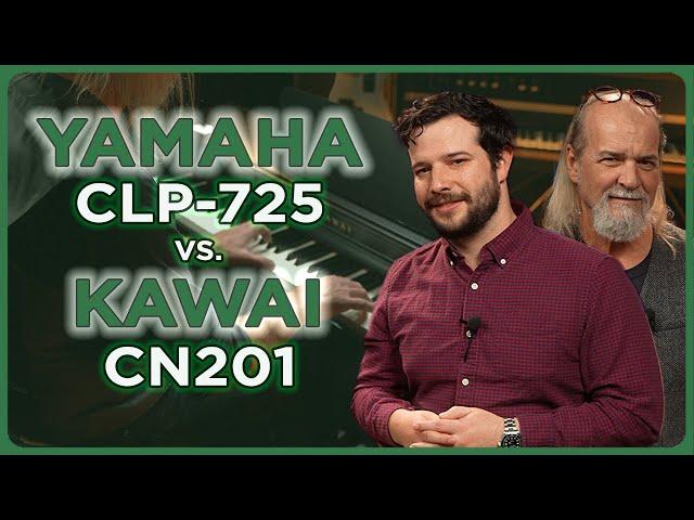 The Best In Home Digital Piano to Learn On?! Yamaha CLP-725 vs Kawai CN201