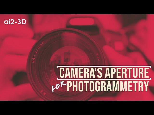 How to adjust your camera's aperture for photogrammetry | 3D Forensics | Forensic Photography