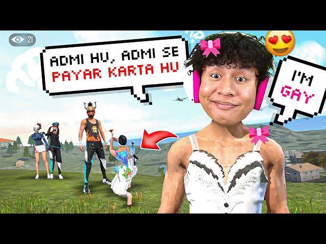 Aadmi hu Aadmi se Pyar Karta Hu Prank on Random Players  Tonde Gamer