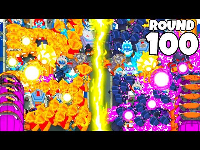 Can I Beat ROUND 100 in BANANZA?! (Bloons TD Battles 2)