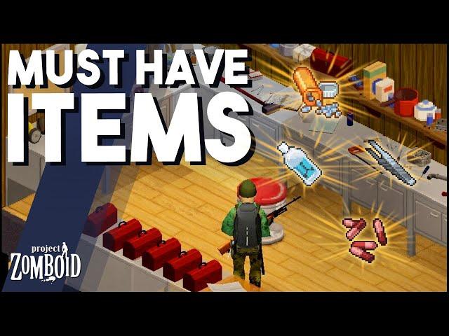 Project Zomboid Must Have Items For Any Player! New Player Guide, Beginner Tips & Tricks!