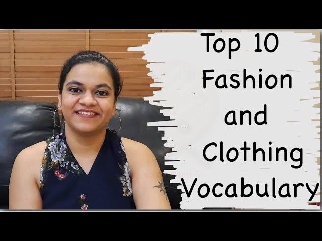 Essential Clothing and Fashion Vocabulary