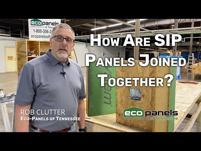 How are SIP panels joined together?