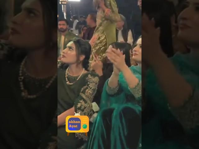 Iqra kanwal aroob at rajab mehndi #iqrakanwal #rajabfamily #akhanayat #shorts #ytshorts #trending