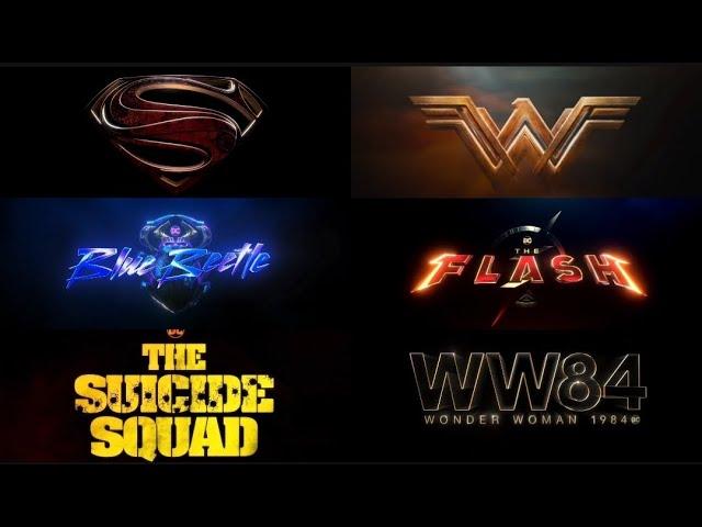 DC Movie Trailers Title Cards (2013-2023)