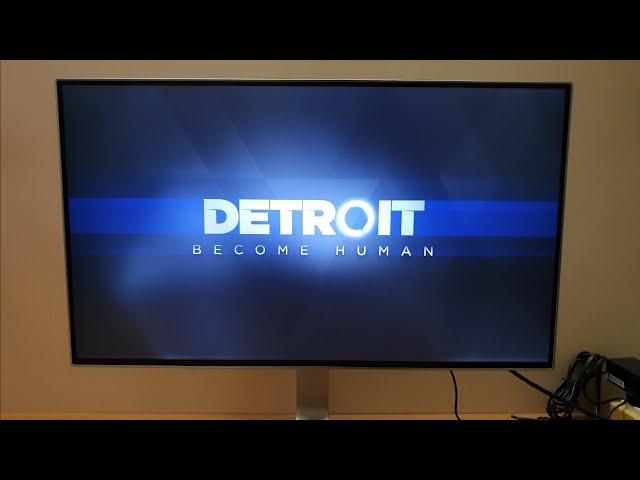 Detroit Become Human on PS4 Slim (1080P Monitor)