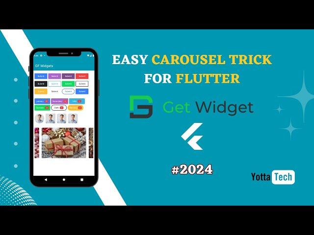 Carousel in Flutter | Flutter UI Design | Easy way to design #CAROUSEL #2024