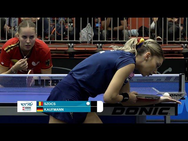 Bernadette Szocs vs Annett Kaufmann | 1/16 European Championship 2024