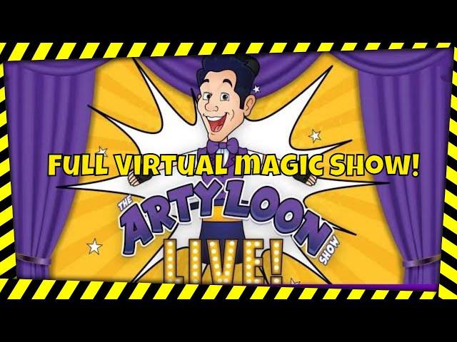 Virtual Magic Show by The Arty Loon Show! Marina Del Rey Blast!