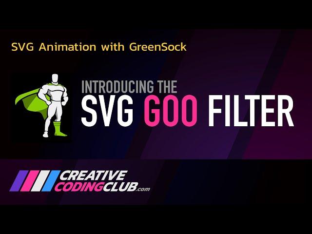 Learn SVG Goo Filter with GreenSock's Draggable