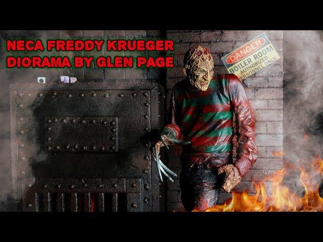 NECA FREDDY KRUEGER DIORAMA BY GLEN PAGE