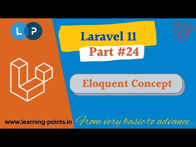 Eloquent Concept | ORM Concept | Laravel Tutorial | Learning Points