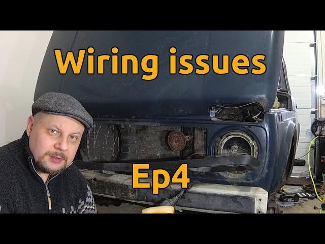 Rebuilding Lada Niva 4x4 Ep4 - Wiring issues - Project Car Restoration