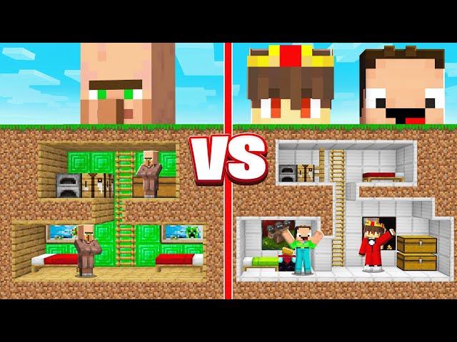 Billy und Semlaki vs Villager UNTERGRUND BASIS in Minecraft!