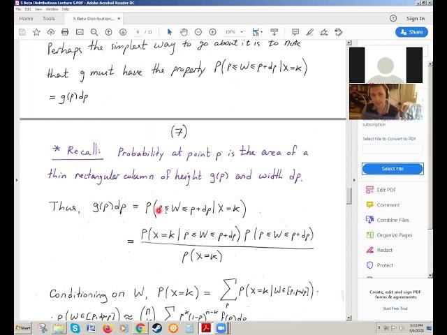 Zoom Exponential Distribution Lecture 6