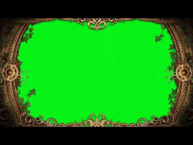 Awesome Photos Videos frame with fog effects green screen | video photo frame chroma key | by Crazy