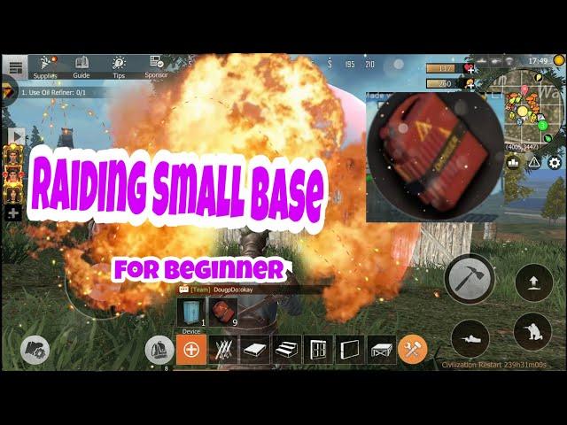 Small Raiding for beginner - Last Island of Survival