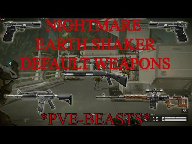 WF: PVE-BEASTS farm default weapons in NM ES | Medic gameplay +tips in nightmare earth shaker