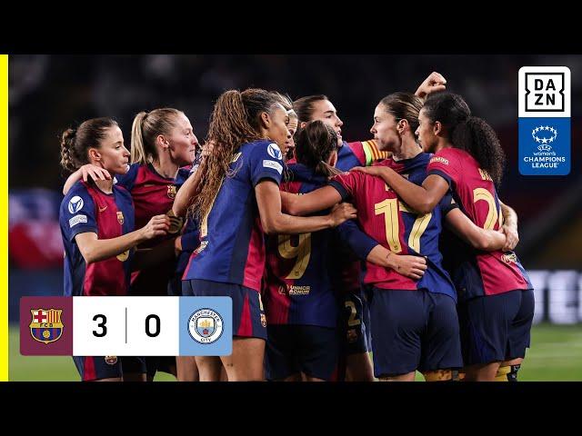 HIGHLIGHTS | FC Barcelona vs. Manchester City -- UEFA Women's Champions League 2024-25 (Español)