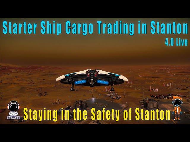 Starter Ship Cargo Trading in the Safety of Stanton | Star Citizen [4K]