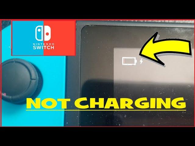 Fix Nintendo Switch or Lite NOT CHARGING Battery (Power Cord OLED HEG-001 V2 HAC-001 White Wont Work