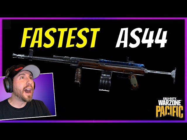 Fastest No Recoil AS44 Class Setup in Warzone Pacific (Caldera Loadout Gameplay)