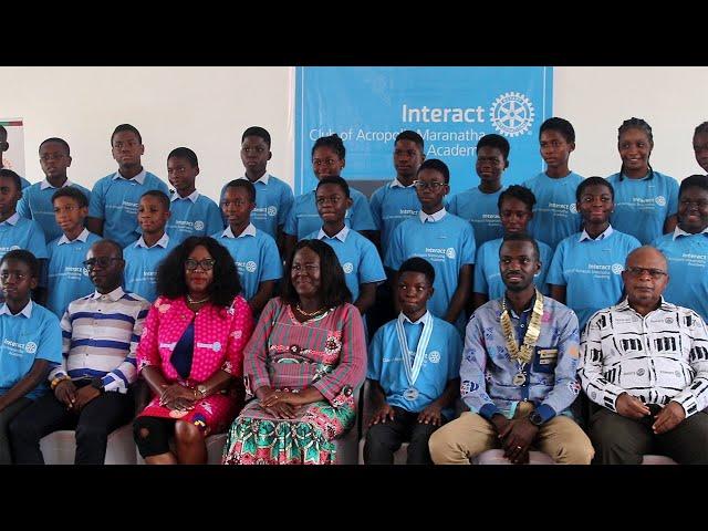 Interact club  installation ceremony held  by Rotary club of Accra West