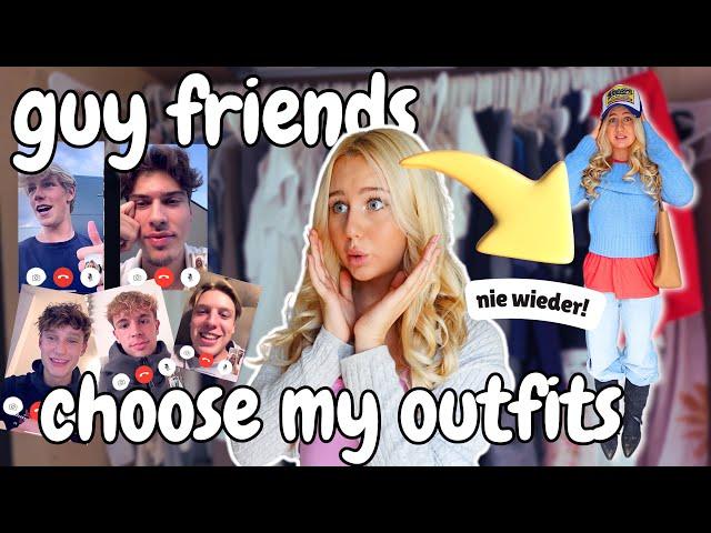 guy friends choose my outfit for a school week | MaVie Noelle