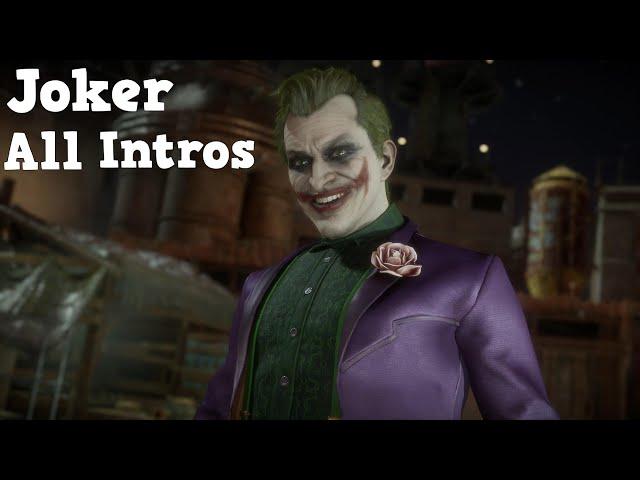 Mortal Kombat 11: Joker All Intro Dialogues