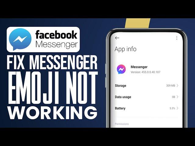 How To Fix Messenger Emoji Not Working | Messenger Emoji Not Showing 2025 Update (SOLVED)