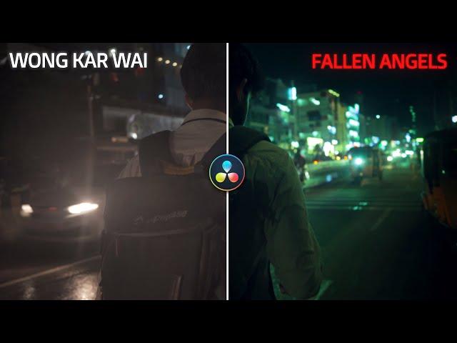 Fallen Angels Look | Wong Kar Wai Color Grading | Davinci Resolve