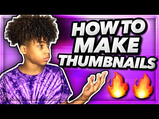 HOW TO MAKE GREAT LOOKING THUMBNAILS ON YOUR PHONE 2019!