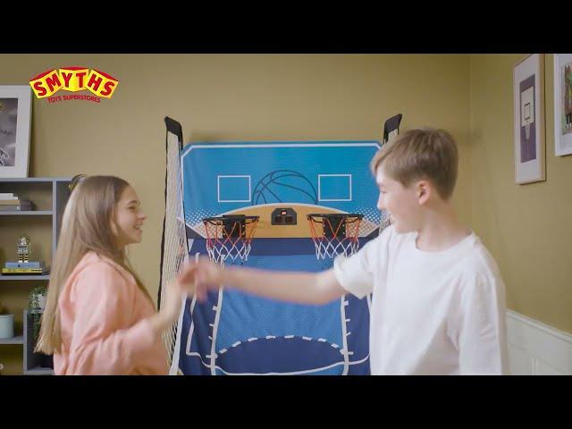 8-in-1 Foldable Metal Basketball Arcade - Smyths Toys