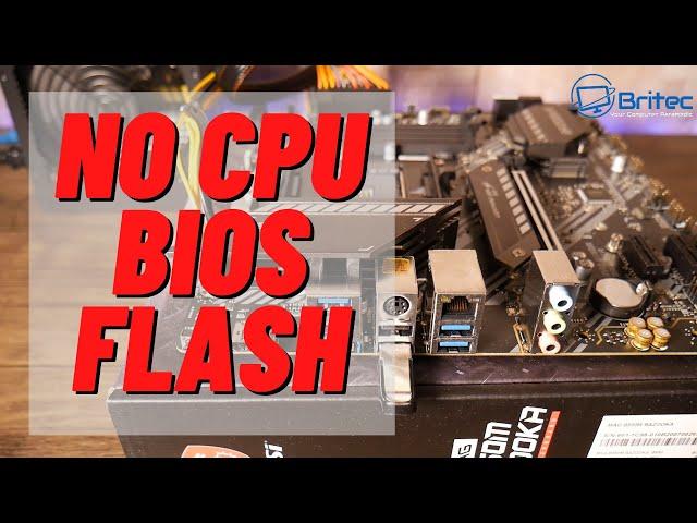 How to Flash Your BIOS Without a CPU, RAM or GPU