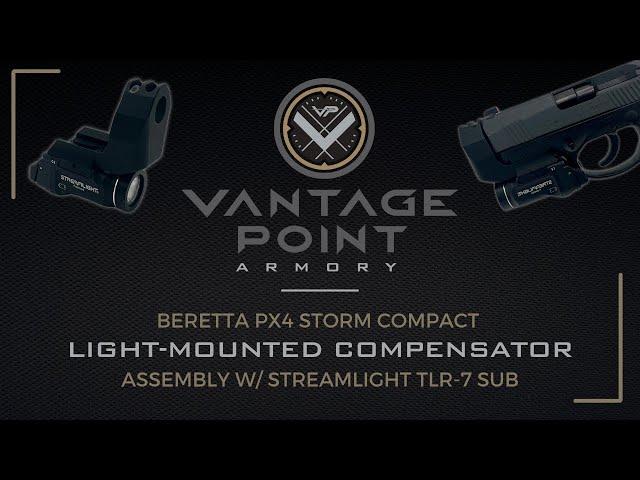 VP Armory Beretta Px4 Compact Light-Mounted Compensator w/ Streamlight TLR-7 Sub | Gen 2 | Assembly