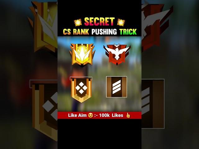 Secret Cs Rank Pushing Trick For Grandmaster  #shorts