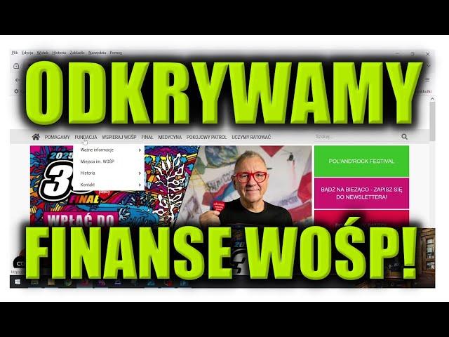 ODKRYWAMY FINANSE WOŚP!