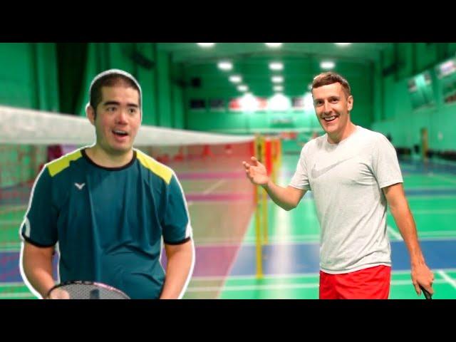 Elite Badminton Player Pretended To Be A Beginner