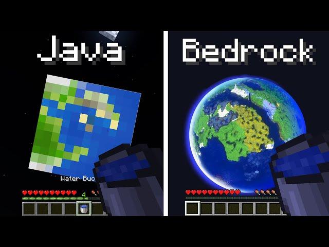 Java vs Bedrock