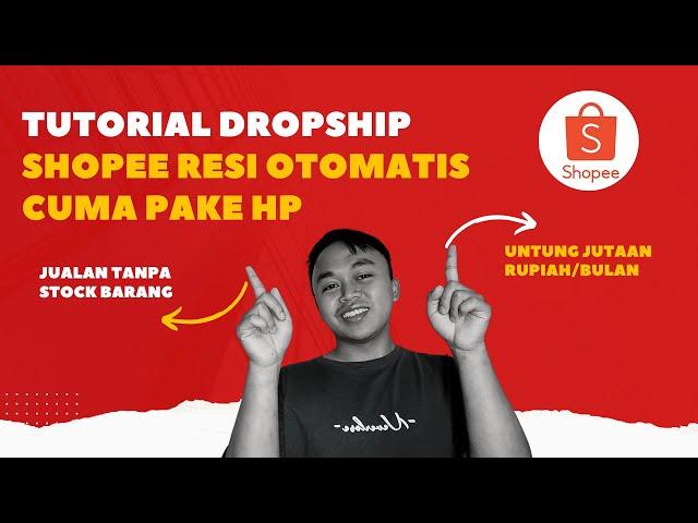 Dropship Shopee Resi Otomatis Dari Jakmall Dengan Jakspace Cuma Pake HP