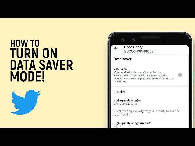 How to Turn ON Data Saver on Twitter [EASY]