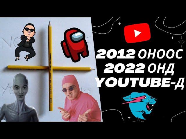 2012 оноос 2022 онд Youtube-д